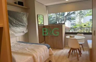 Studio com 1 dormitório, 25 m² - venda por r$ 600.000,00 ou aluguel por r$ 6.700,00/mês - campo belo - são paulo/sp