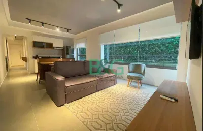 Apartamento com 1 dormitório, 48 m² - venda por r$ 1.200.000,00 ou aluguel por r$ 8.070,00/mês - vila nova conceição - são paulo/sp