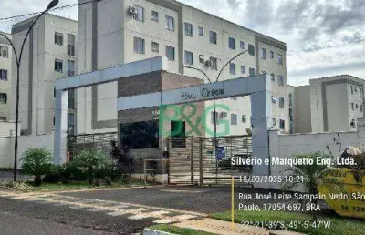 Apartamento à venda, 45 m² por r$ 147.532,25 - residencial parque granja cecília b - bauru/sp