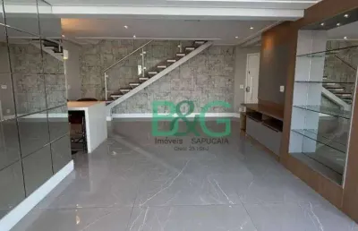 Apartamento duplex com 4 dormitórios à venda, 255 m² por r$ 2.710.000 - vila bertioga - são paulo/sp