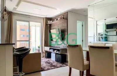 Apartamento à venda, 53 m² por r$ 398.000,00 - jardim flor da montanha - guarulhos/sp