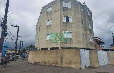 Apartamento com 1 dormitório à venda, 35 m² por r$ 78.201,87 - parque continental - são vicente/sp