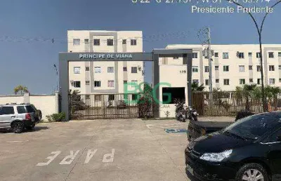 Apartamento à venda, 39 m² por r$ 137.977,35 - conjunto habitacional mario amato - presidente prudente/sp