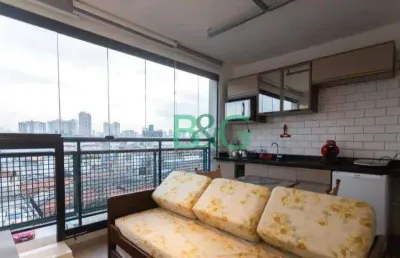 Studio à venda, 30 m² por r$ 349.000,00 - bom retiro - são paulo/sp