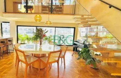 Apartamento duplex com 4 dormitórios à venda, 340 m² por r$ 5.500.000,00 - pinheiros - são paulo/sp