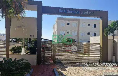 Apartamento à venda, 40 m² por r$ 146.907,47 - caguaçu - sorocaba/sp
