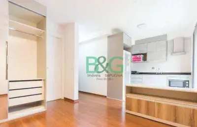 Apartamento com 1 dormitório para alugar, 35 m² por r$ 4.105,00/mês - alto de pinheiros - são paulo/sp