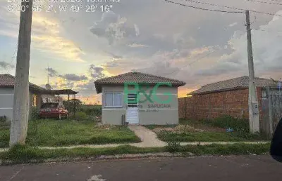 Casa com 2 dormitórios à venda, 42 m² por r$ 107.229 - aurora 1 - bady bassitt/sp