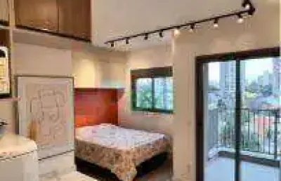 Studio com 1 dormitório para alugar, 28 m² por r$ 2.946/mês - santo amaro - são paulo/sp