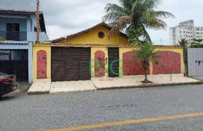 Casa com 3 dormitórios à venda, 214 m² por r$ 422.400 - parque são luis - cubatão/sp