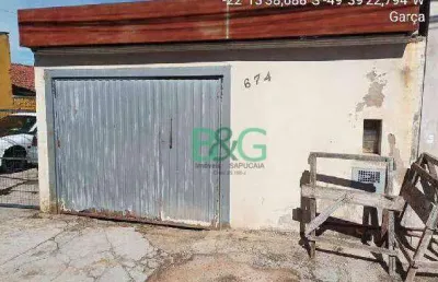 Casa com 1 dormitório à venda, 37 m² por r$ 84.672 - araceli - garça/sp