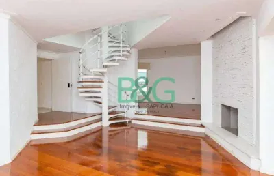 Apartamento duplex com 4 dormitórios à venda, 400 m² por r$ 3.880.000 - chácara santo antônio - são paulo/sp