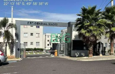 Apartamento com 2 dormitórios à venda, 39 m² por r$ 124.713 - jardim califórnia - marília/sp