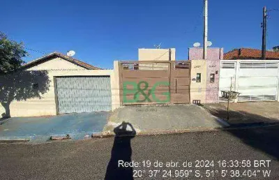 Casa com 2 dormitórios à venda, 69 m² por r$ 96.042 - colinas do tiete - pereira barreto/sp