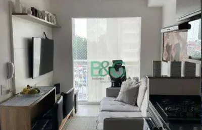 Apartamento com 1 dormitório, 29 m² - venda por r$ 275.000,00 ou aluguel por r$ 2.300,00/mês - vila ema - são paulo/sp