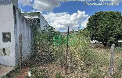 Terreno à venda, 164 m² por r$ 110.361 - vila verinha - presidente prudente/sp