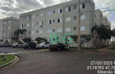 Apartamento com 2 dormitórios à venda, 40 m² por r$ 111.628 - reserva real - ribeirão preto/sp