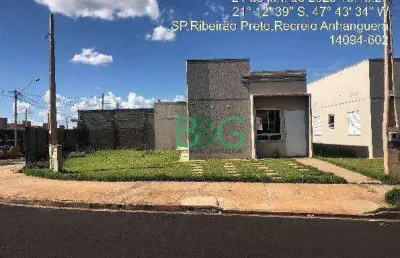 Casa com 2 dormitórios à venda, 44 m² por r$ 126.926,84 - santa iria - ribeirão preto/sp