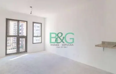 Apartamento com 1 dormitório à venda, 32 m² por r$ 470.000 - santo amaro - são paulo/sp