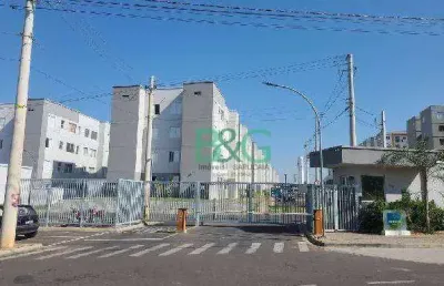 Apartamento com 2 dormitórios à venda, 42 m² por r$ 126.196 - recreio alvorada - santa bárbara d'oeste/sp