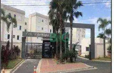 Apartamento com 2 dormitórios à venda, 40 m² por r$ 166.912 - jardim esmeraldina - campinas/sp