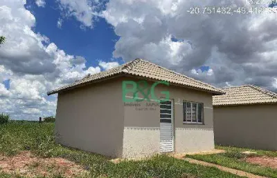 Casa com 2 dormitórios à venda, 44 m² por r$ 111.212 - residencial maria clara 2 - são josé do rio preto/são paulo