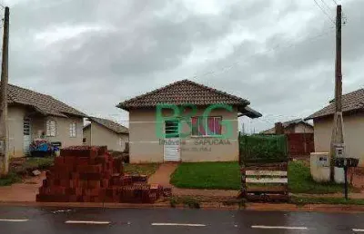 Casa com 2 dormitórios à venda, 44 m² por r$ 116.486 - residencial maria clara 2 - são josé do rio preto/sp