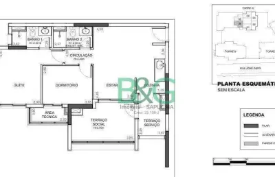 Apartamento com 1 dormitório à venda, 68 m² por r$ 728.000 - vila prudente (zona leste) - são paulo/sp