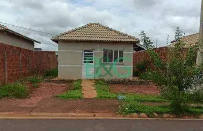 Casa com 2 dormitórios à venda, 44 m² por r$ 106.667 - residencial maria clara 2 - são josé do rio preto/sp