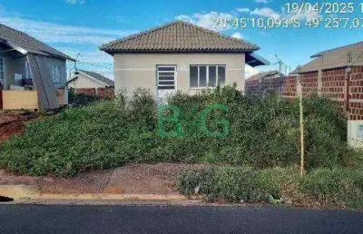 Casa com 2 dormitórios à venda, 44 m² por r$ 104.512 - residencial maria clara 2 - são josé do rio preto/sp