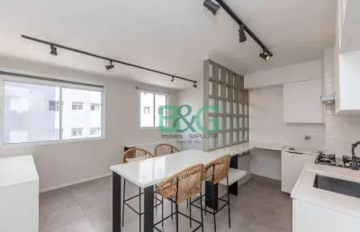 Apartamento com 1 dormitório à venda, 34 m² por r$ 320.000,00 - bom retiro - são paulo/sp