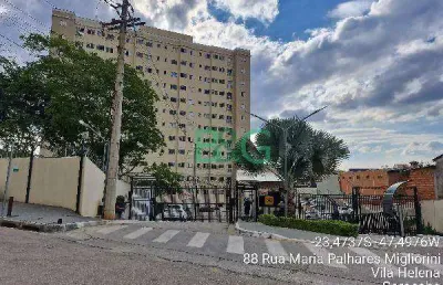 Apartamento com 2 dormitórios à venda, 50 m² por r$ 131.476 - vila helena - sorocaba/sp