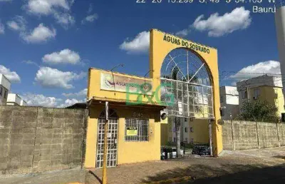 Apartamento com 2 dormitórios à venda, 41 m² por r$ 123.062 - vila giunta - bauru/sp