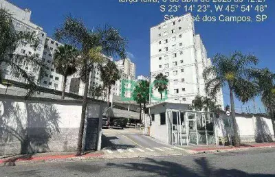 Apartamento com 2 dormitórios à venda, 47 m² por r$ 190.200 - palmeiras de são josé - são josé dos campos/sp