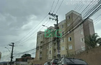 Apartamento com 2 dormitórios à venda, 45 m² por r$ 136.200 - vila ercília - jandira/sp