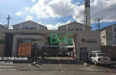 Apartamento com 2 dormitórios à venda, 63 m² por r$ 158.885 - jardim rosemary - santa bárbara d'oeste/sp