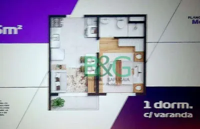 Apartamento com 1 dormitório à venda, 26 m² por r$ 238.700,50 - vila andrade - são paulo/sp