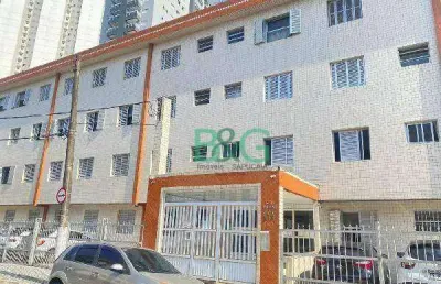 Apartamento com 2 dormitórios à venda, 44 m² por r$ 123.290 - boqueirão - praia grande/sp