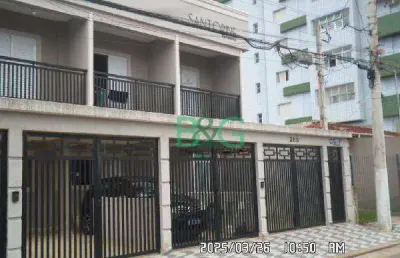 Casa com 2 dormitórios à venda, 56 m² por r$ 271.502 - vilamar - praia grande/sp