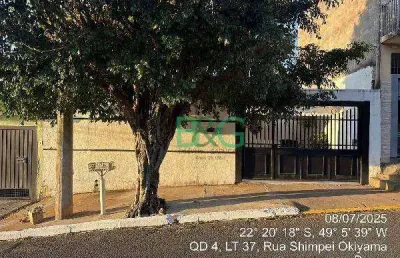 Casa com 2 dormitórios à venda, 92 m² por r$ 165.457 - jardim esplanada - bauru/sp