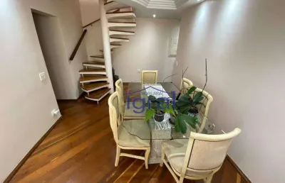 Cobertura com 2 dormitórios à venda, 110 m² por r$ 850.000,00 - vila guarani - são paulo/sp