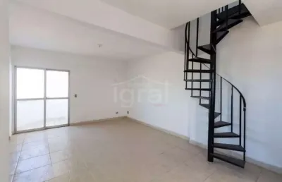 Cobertura com 1 dormitório para alugar, 146 m² por r$ 3.864,00/mês - vila do encontro - são paulo/sp