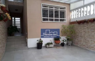 Sobrado à venda no planalto/sbc 3 dorms, 1 ste, 2 vagas, área gourmet