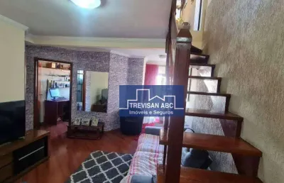 Cobertura com 2 dormitórios à venda, 100 m² - barcelona - são caetano do sul/sp