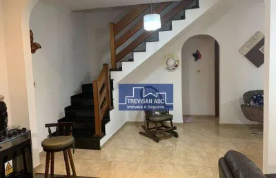 Sobrado com 4 dormitórios à venda, 180 m² - vila euclides - são bernardo do campo/sp