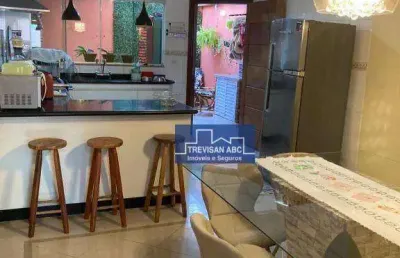 Sobrado com 3 dormitórios à venda, 127 m² - assunção - são bernardo do campo/sp
