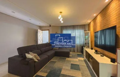 Sobrado com 3 dormitórios à venda, 180 m² - assunção - são bernardo do campo/sp