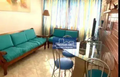 Apartamento com 2 dormitórios à venda, 55 m² - vila júlia - guarujá/sp