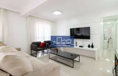 Apartamento com 3 dormitórios à venda, 120 m² - casa branca - santo andré/sp