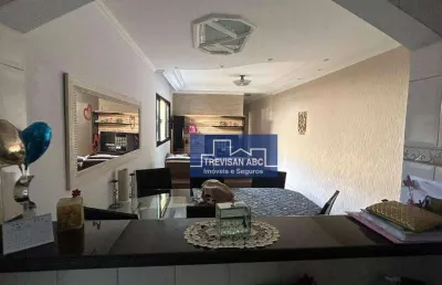 Apartamento com 3 dormitórios à venda, 107 m² - vila camilópolis - santo andré/sp